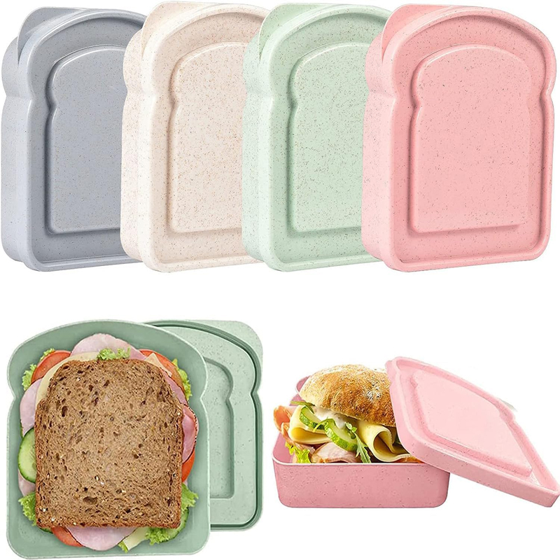 Food Storage With Colander - Wadah Sandwich kotak makan siang kotak