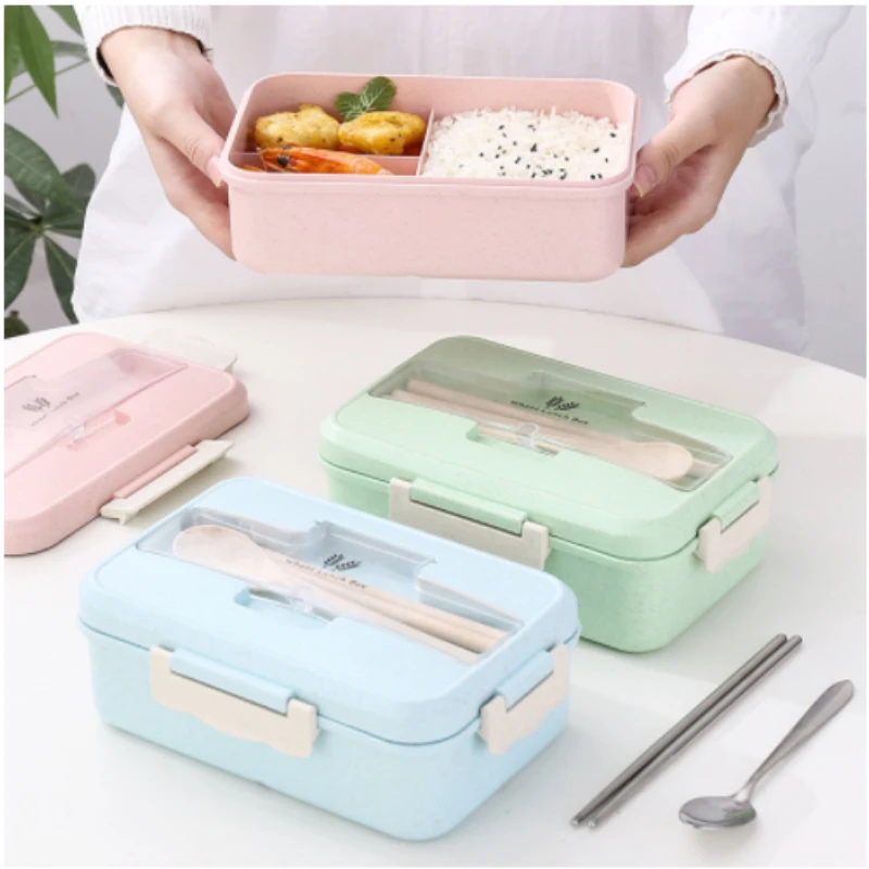 Food Storage No Plastic - Kotak makan siang Microwave, peralatan makan