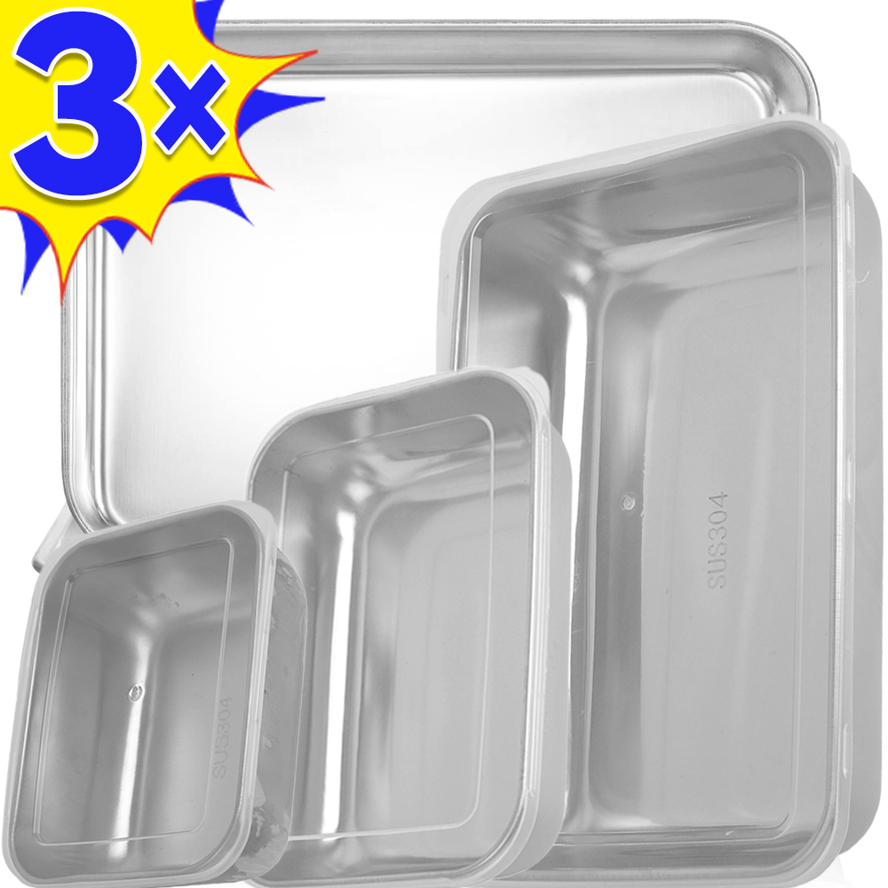 Food Storage Eco Friendly - Kotak penyimpan makanan Stainless Steel, kotak