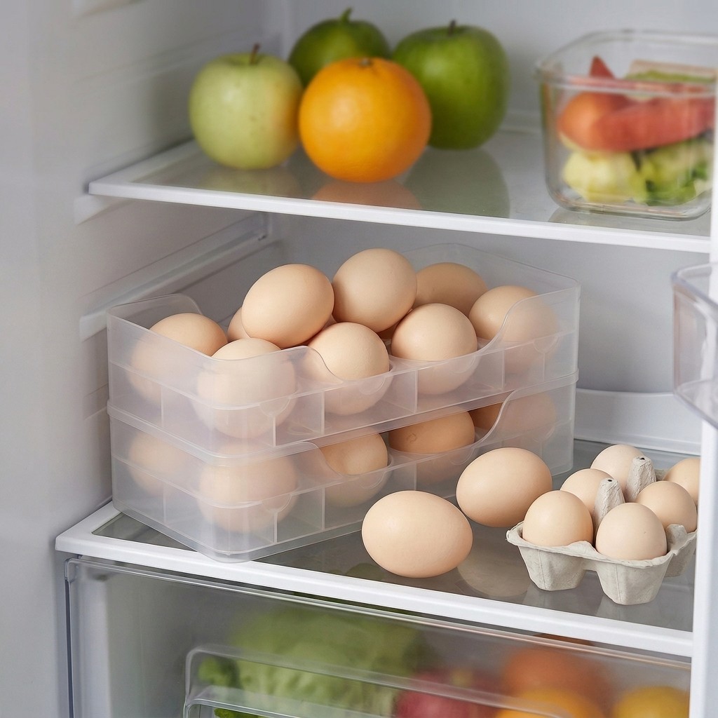 Food Storage Eco Friendly - Wadah Telur yang Dapat Ditumpuk untuk