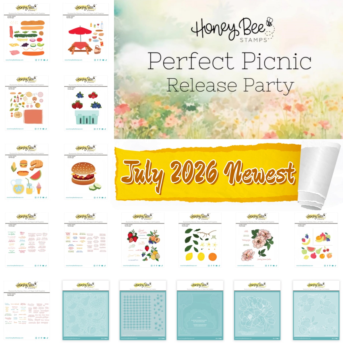 Food Storage Table - 2026 Summer Citrus Picnic Blanket Table