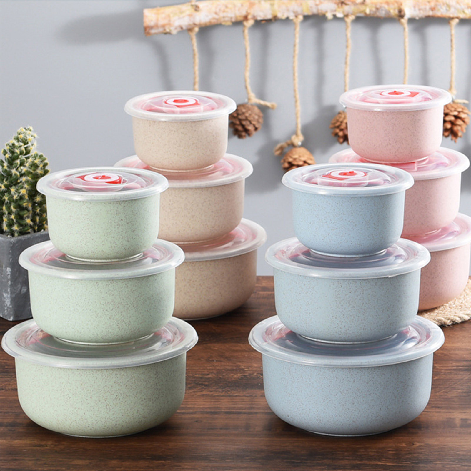 Food Storage Prep Containers - 3 Buah Wadah Penyimpanan Makanan Kotak