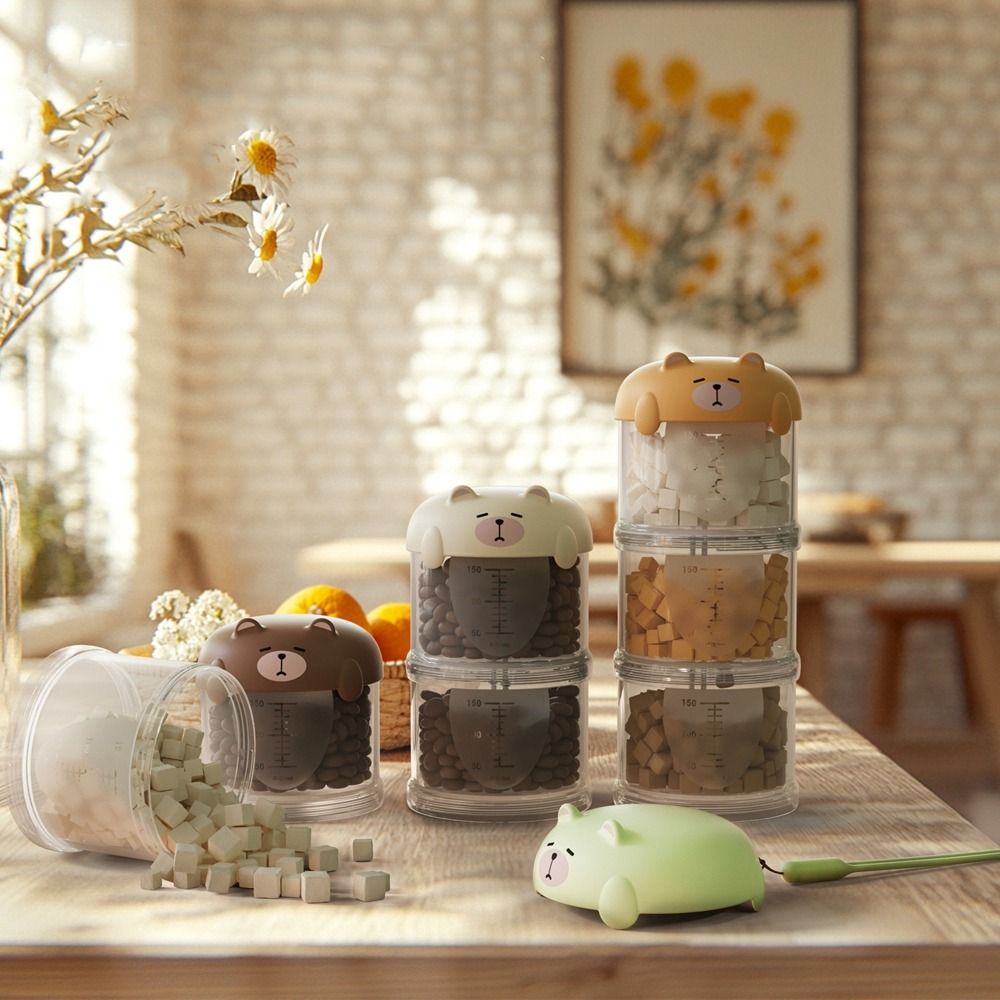 Food Storage No Plastic - Kotak Makanan Kucing Plastik Praktis Multi-Lapisan