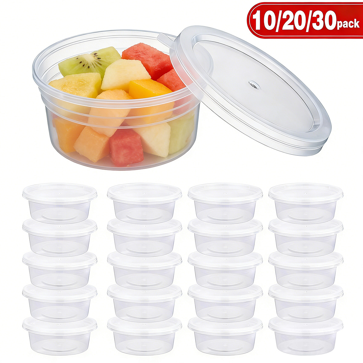 Food Storage Eco Friendly - 10/20/30 Wadah Kecil untuk Slime dengan