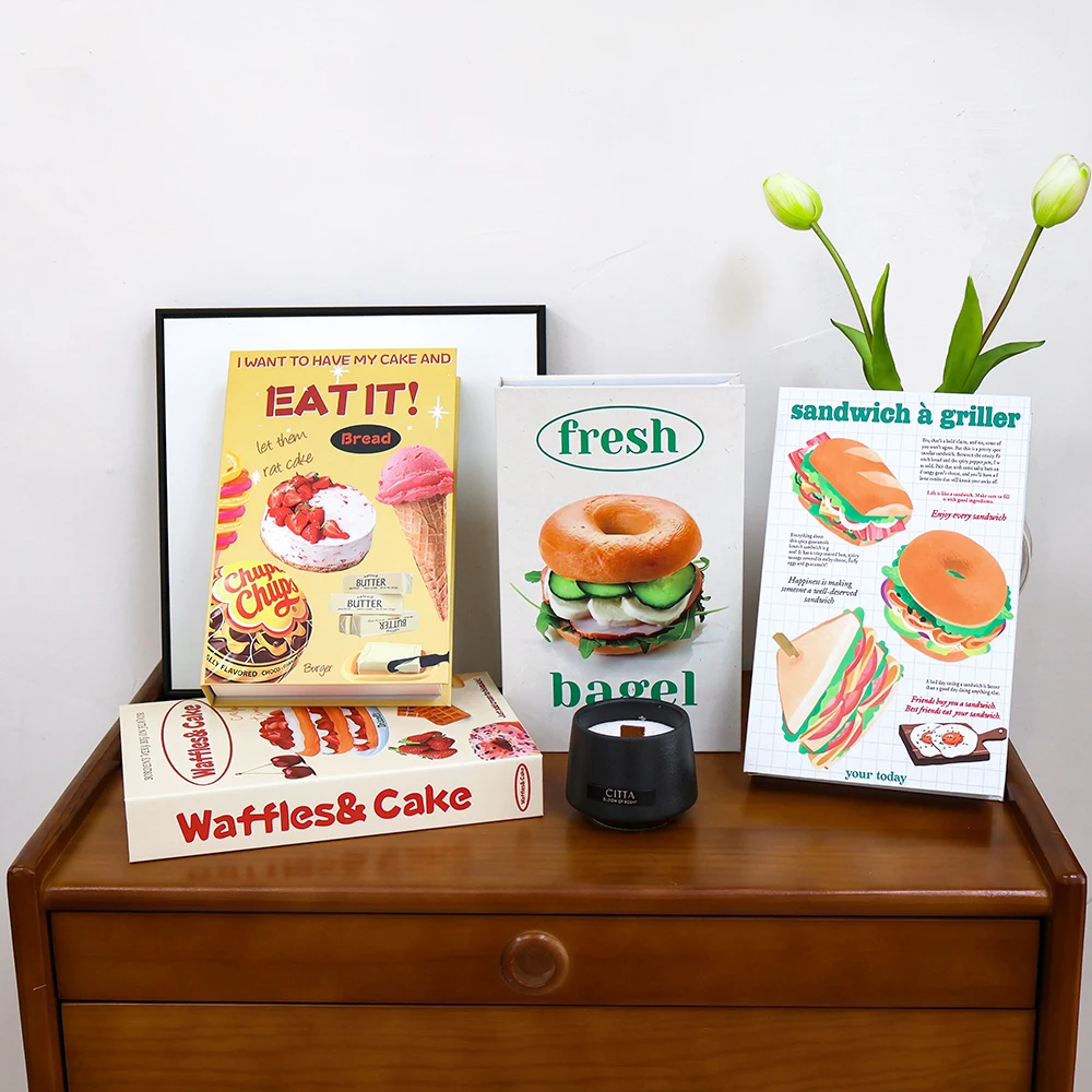 Food Storage Table - Kotak penyimpanan buku Dekorasi Rumah warna-warni