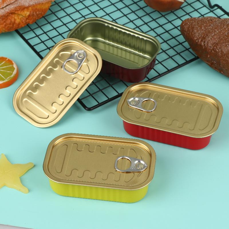 Food Storage And Organizer - 2 Buah Kotak Kaleng Mini Kosong,
