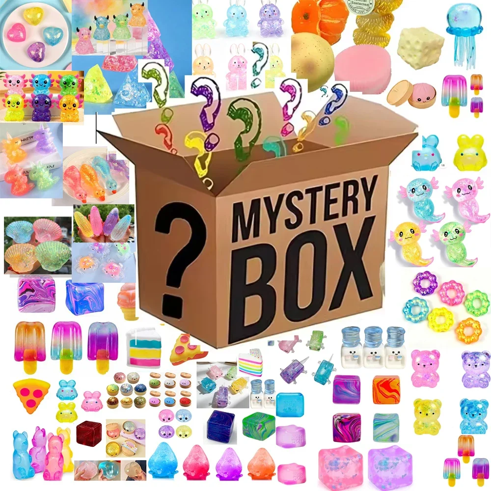 Food Storage Plastic - 100+ Mainan Fidget Misteri dalam Kotak