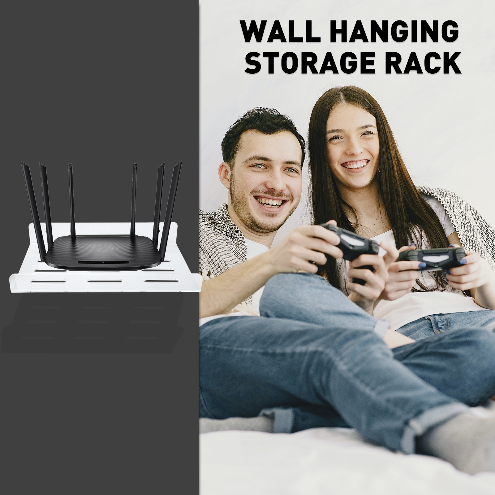 Food Storage And Organizer - 1 Set Rak Penyimpanan Router, Organizer