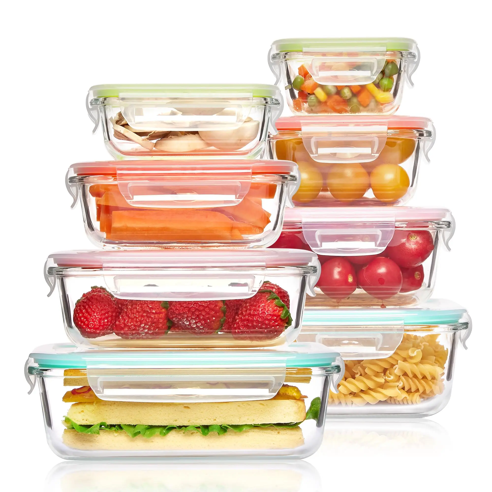Food Storage Prep Containers - Wadah Penyimpanan Makanan Kotak Makan Siang