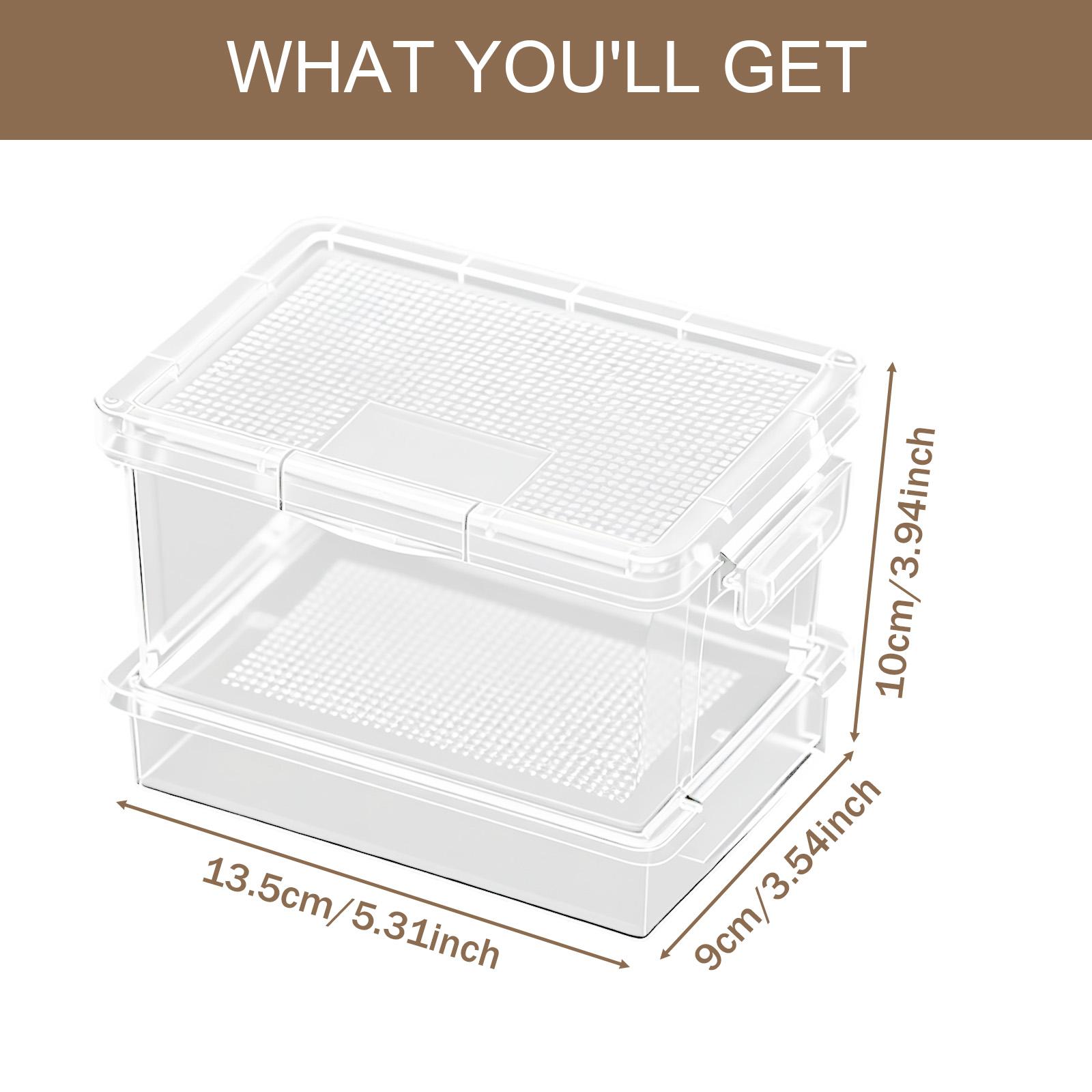 Food Storage Plastic - Kotak Pemberian Makan Kura-Kura Plastik, Kotak