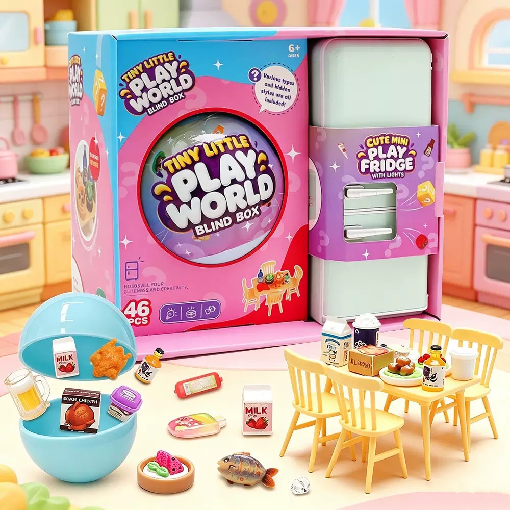 Set Mainan Kotak Misteri Kulka - Food Storage Table ulasan dan harga
