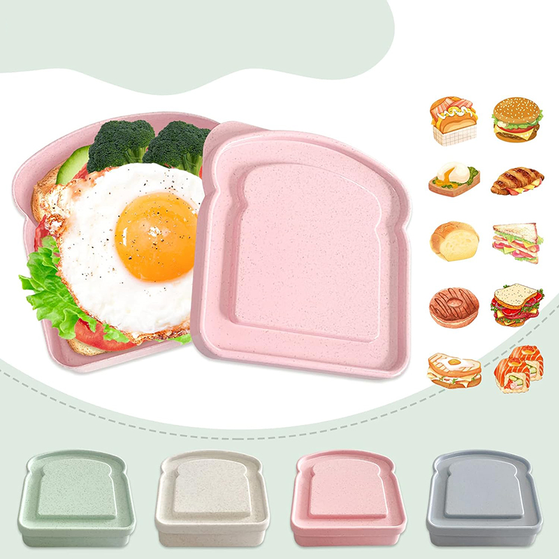 Wadah Sandwich kotak makan sia - Food Storage With Colander ulasan dan harga