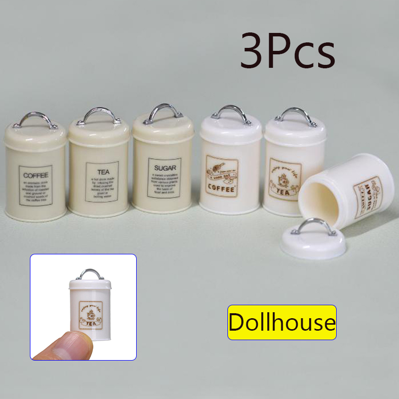 3 Buah Miniatur Rumah Boneka M - Food Storage Plastic ulasan dan harga