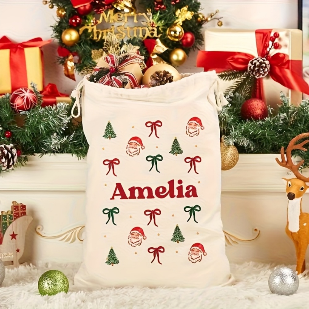 Kantong Serut Sederhana Santa  - Zebra Food Storage ulasan dan harga