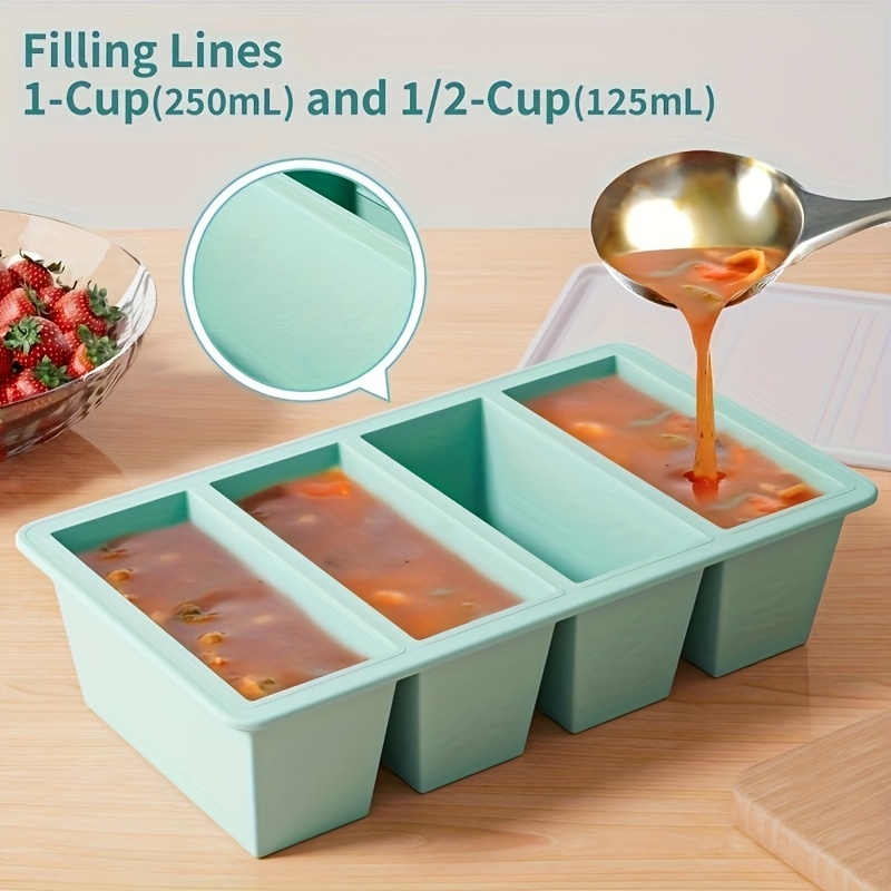 1 Buah Baki Freezer Silikon de - Food Storage Prep Containers ulasan dan harga