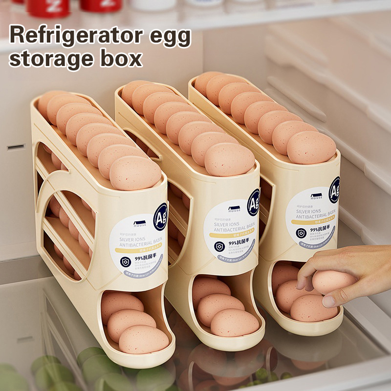 Rak Penyimpanan Telur Otomatis - Food Storage Rack For Kitchen ulasan dan harga