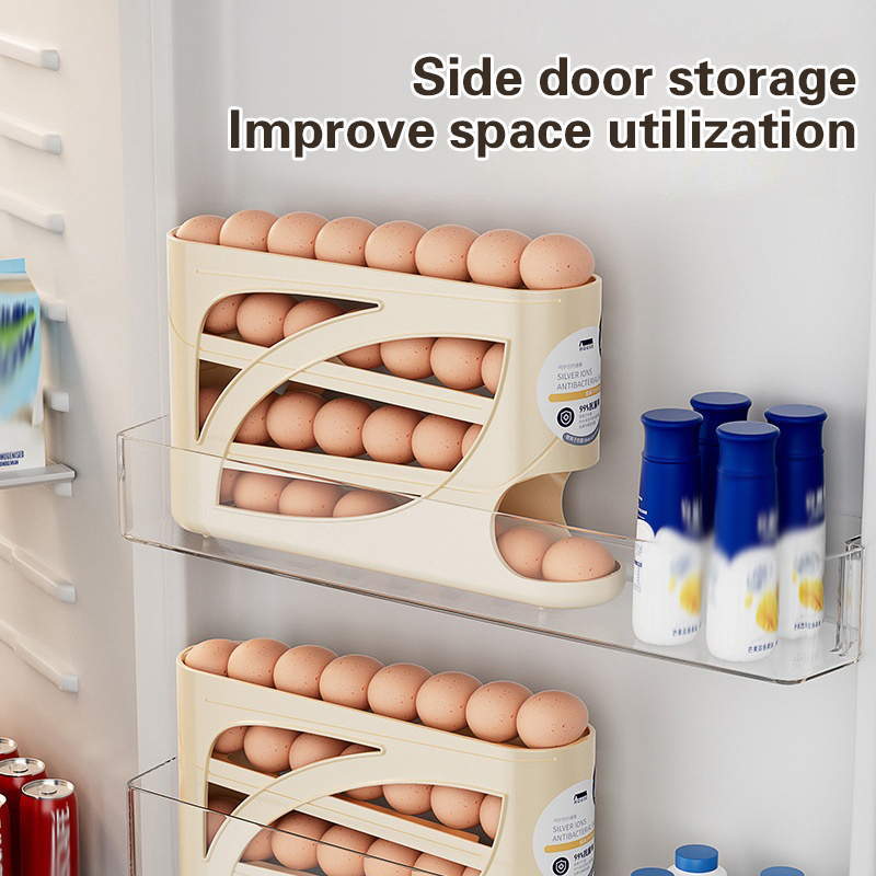 Rak Penyimpanan Telur Otomatis - Food Storage Rack For Kitchen ulasan dan harga