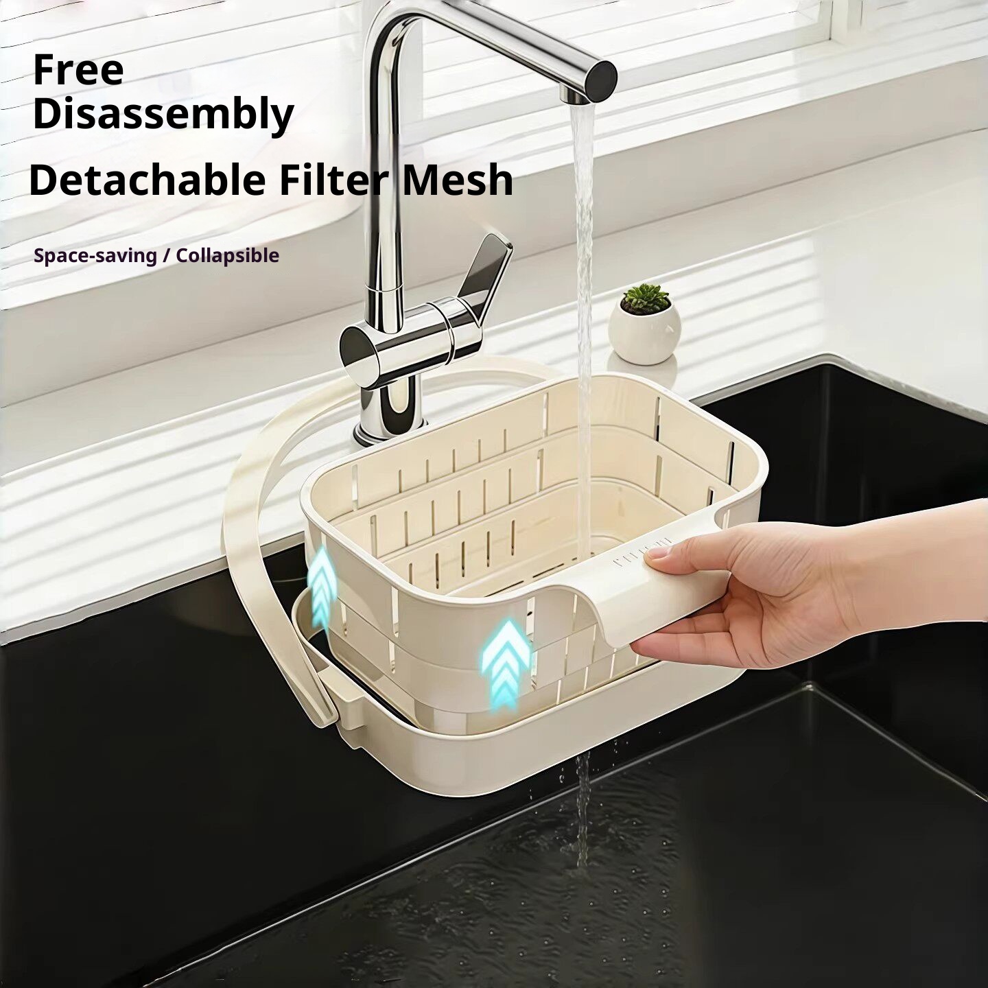 Keranjang Saringan Wastafel Li - Food Storage With Colander ulasan dan harga