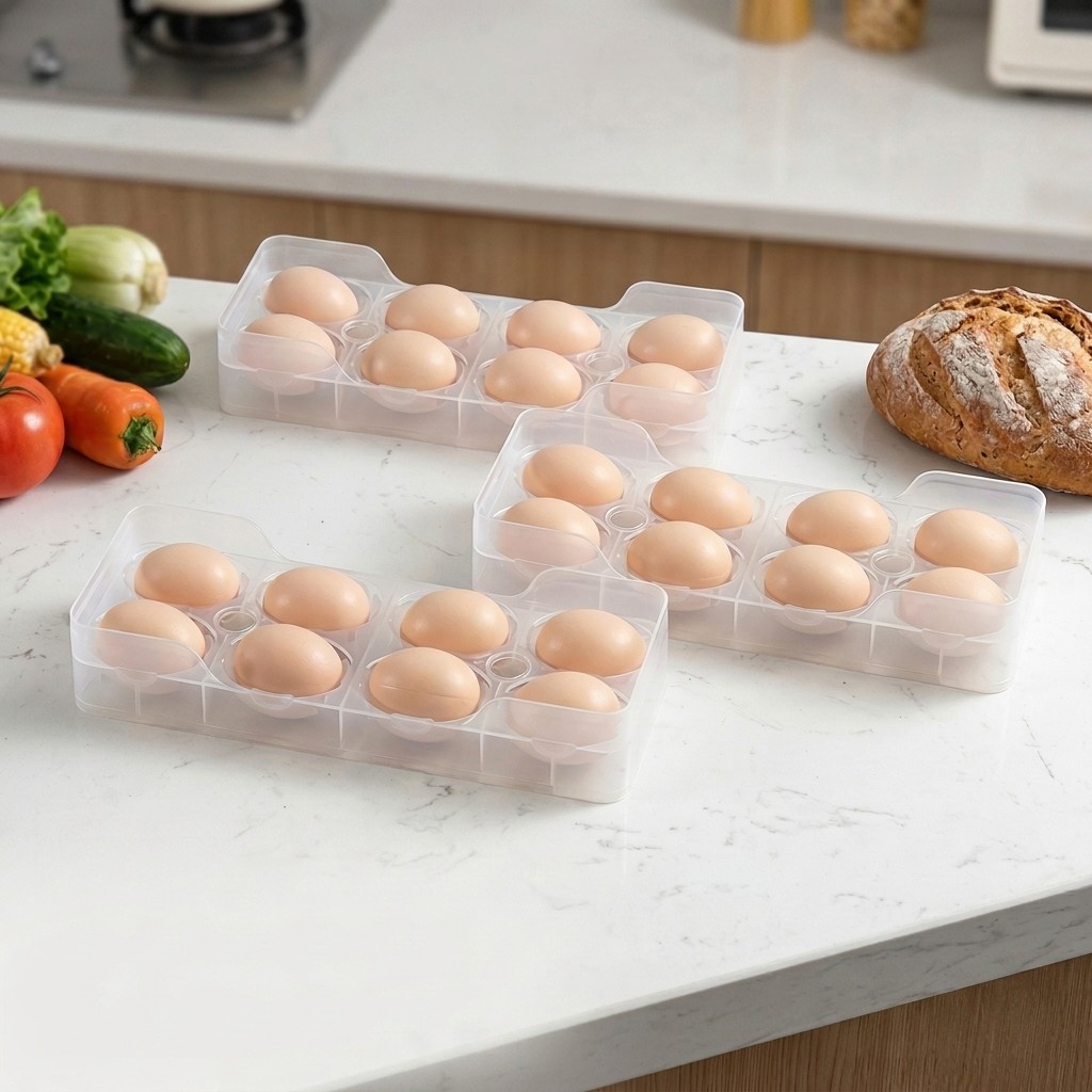 Wadah Telur yang Dapat Ditumpu - Food Storage Eco Friendly ulasan dan harga