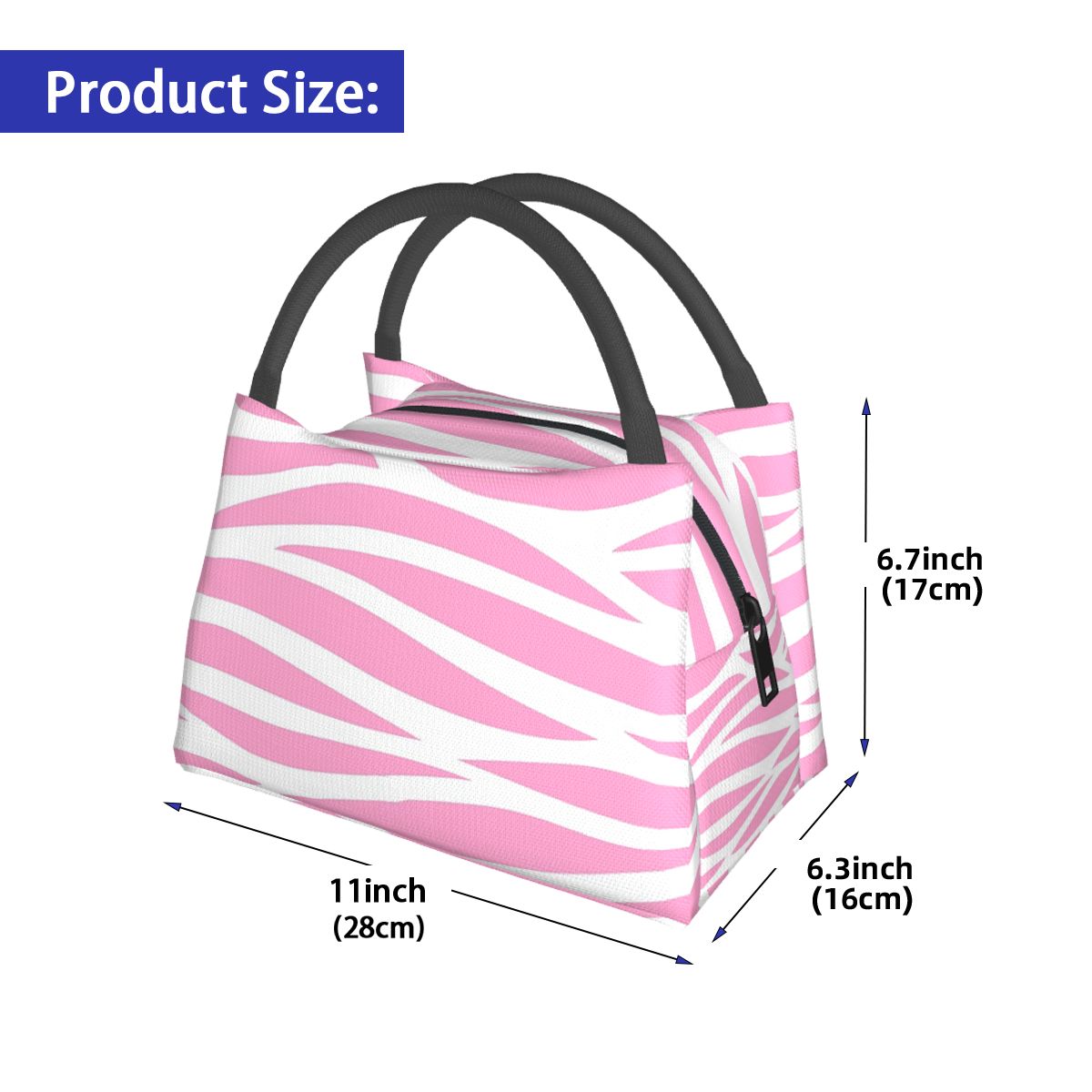 Tas Makan Siang Pola Zebra Mer - Zebra Food Storage ulasan dan harga