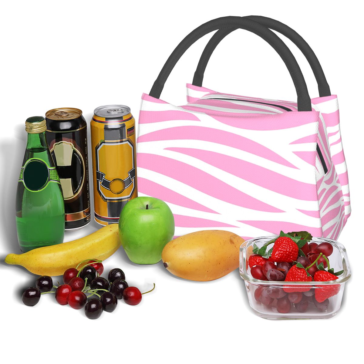 Tas Makan Siang Pola Zebra Mer - Zebra Food Storage ulasan dan harga