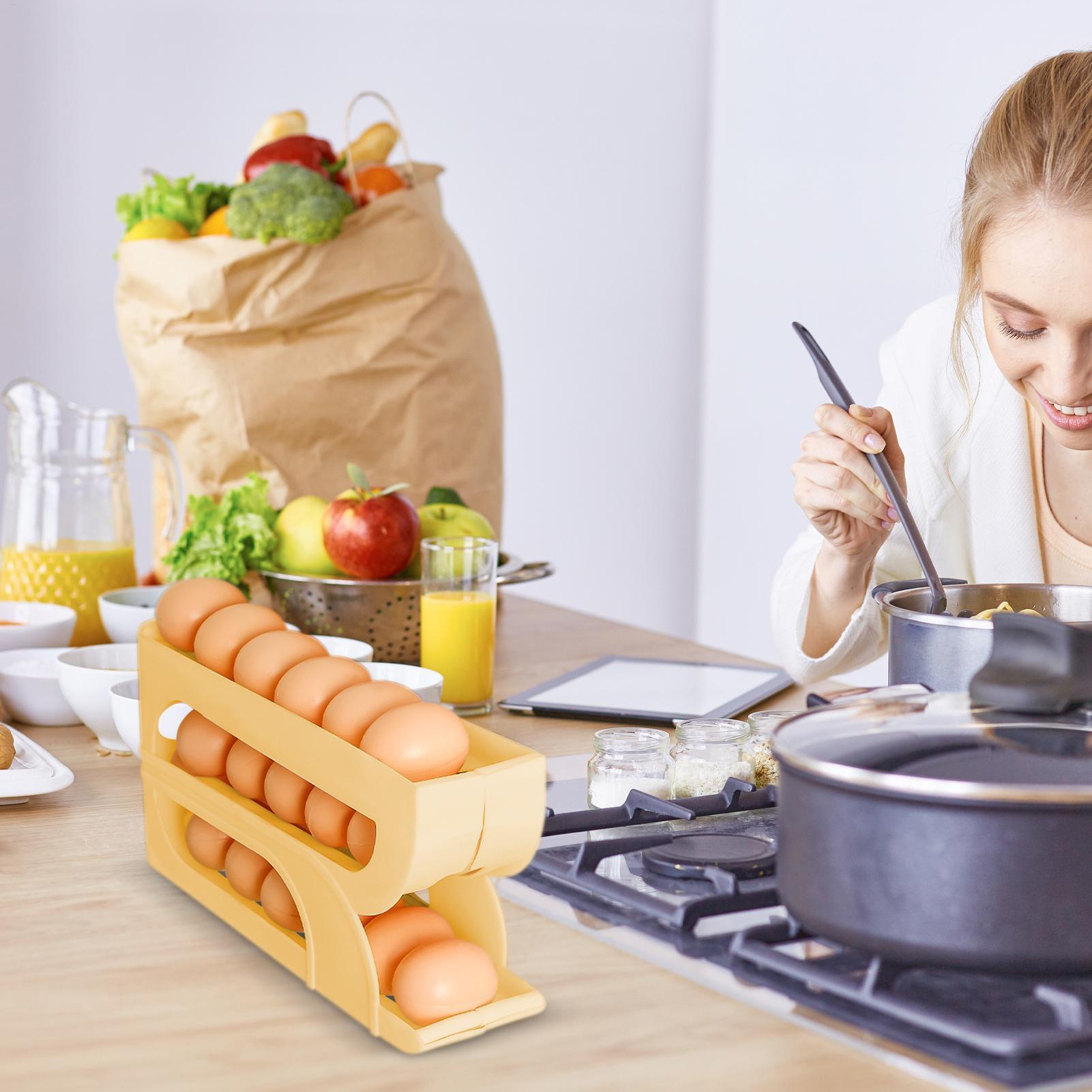 Rak Penggulung Telur Otomatis, - Food Storage Rack For Kitchen ulasan dan harga