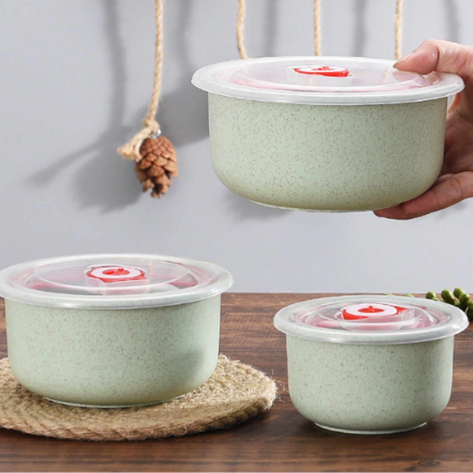 3 Buah Wadah Penyimpanan Makan - Food Storage Prep Containers ulasan dan harga