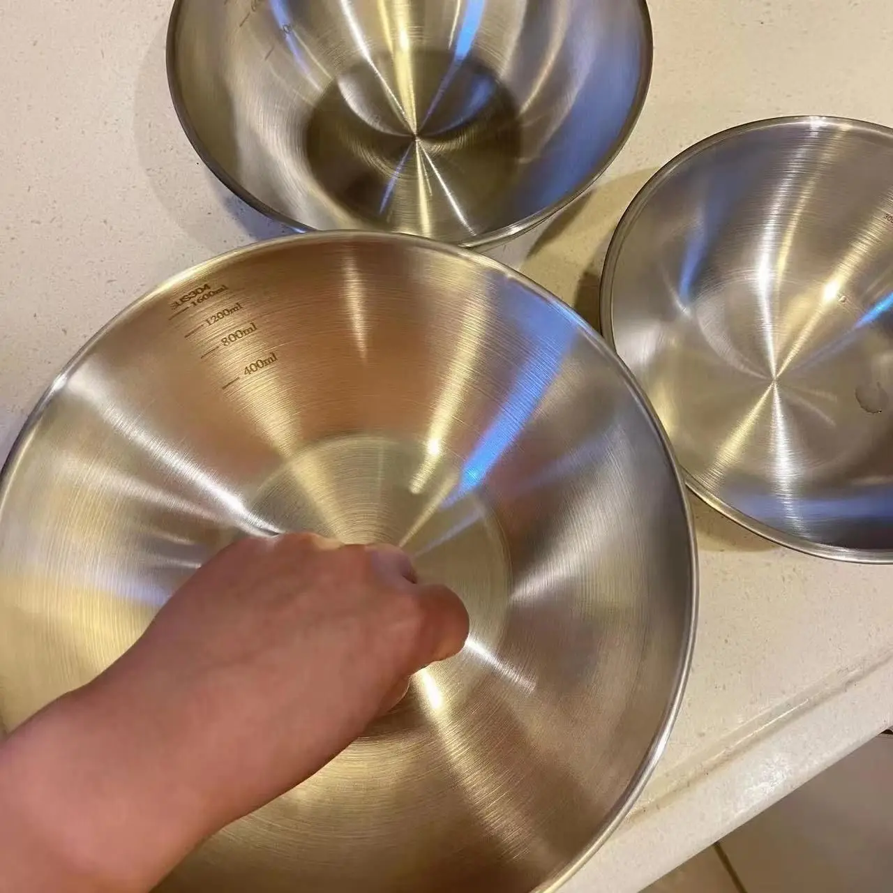 1-3 Set Mangkuk Stainless Stee - Food Storage Eco Friendly ulasan dan harga