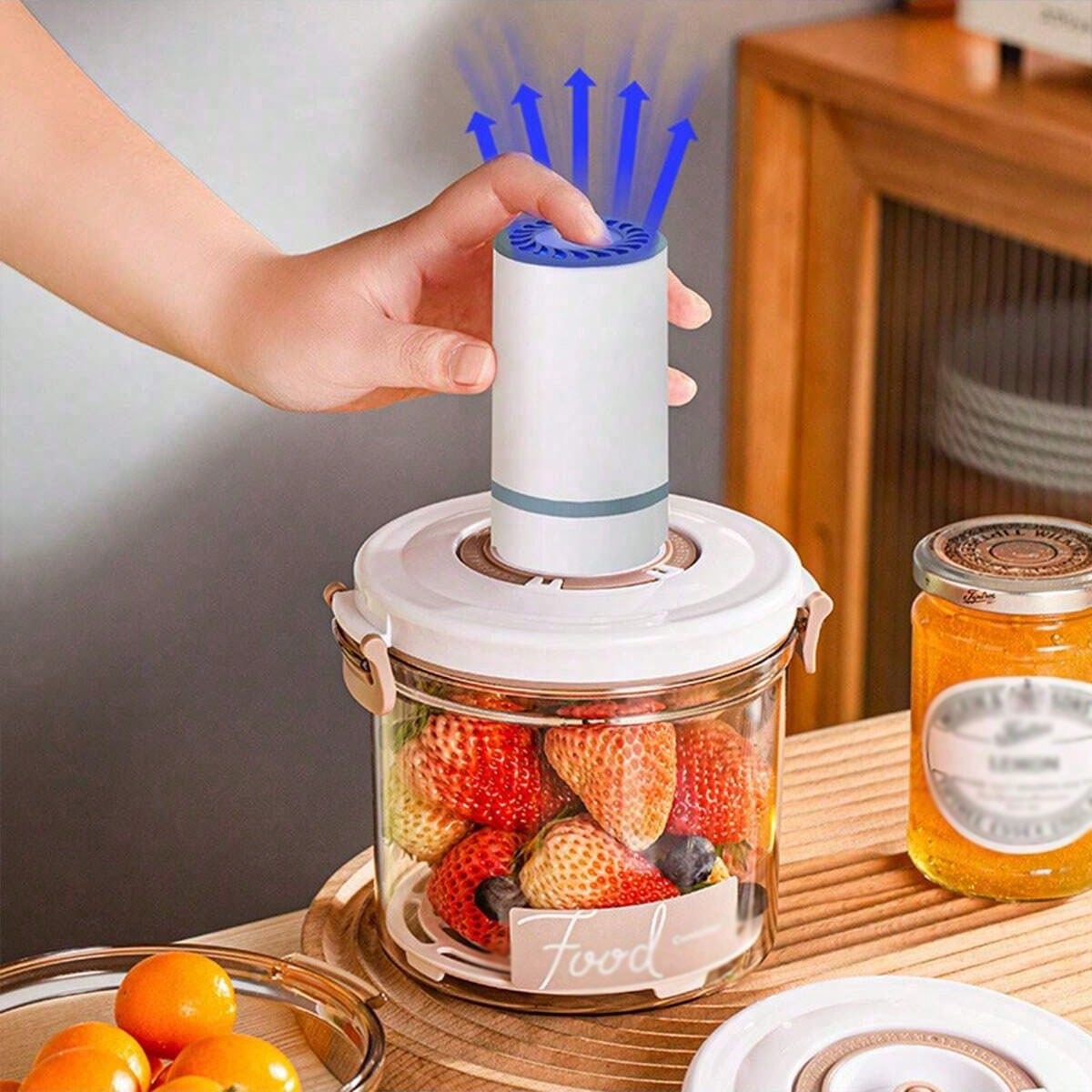 1 Wadah Vakum Kedap Udara untu - Food Storage For Refrigerator ulasan dan harga