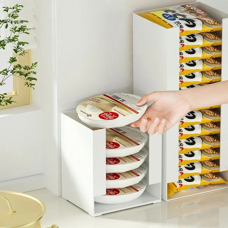 Kotak Penyimpanan Mie Instan M - Food Storage Rack For Kitchen ulasan dan harga
