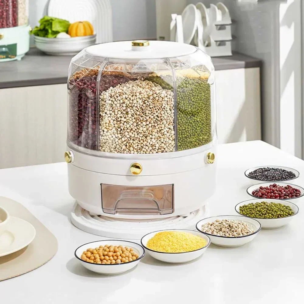 Dispenser Biji-bijian Putar Fo - Food Storage No Plastic ulasan dan harga