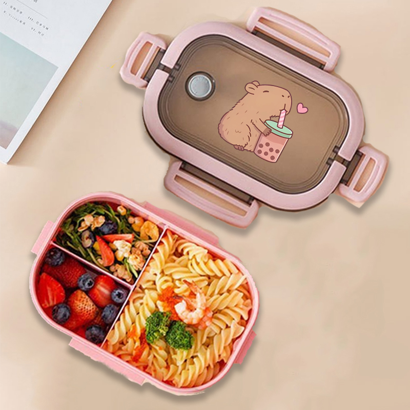 Kotak Makan Siang Bento Capyba - Food Storage And Organizer ulasan dan harga