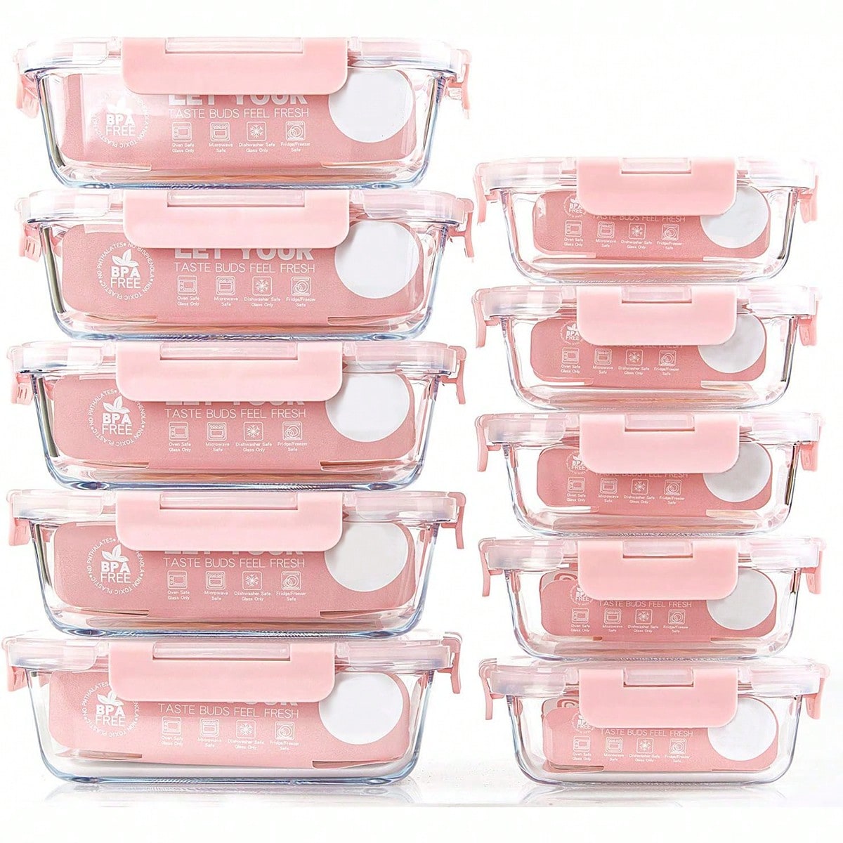 10 Wadah Makanan Kaca, Wadah P - Food Storage Prep Containers ulasan dan harga