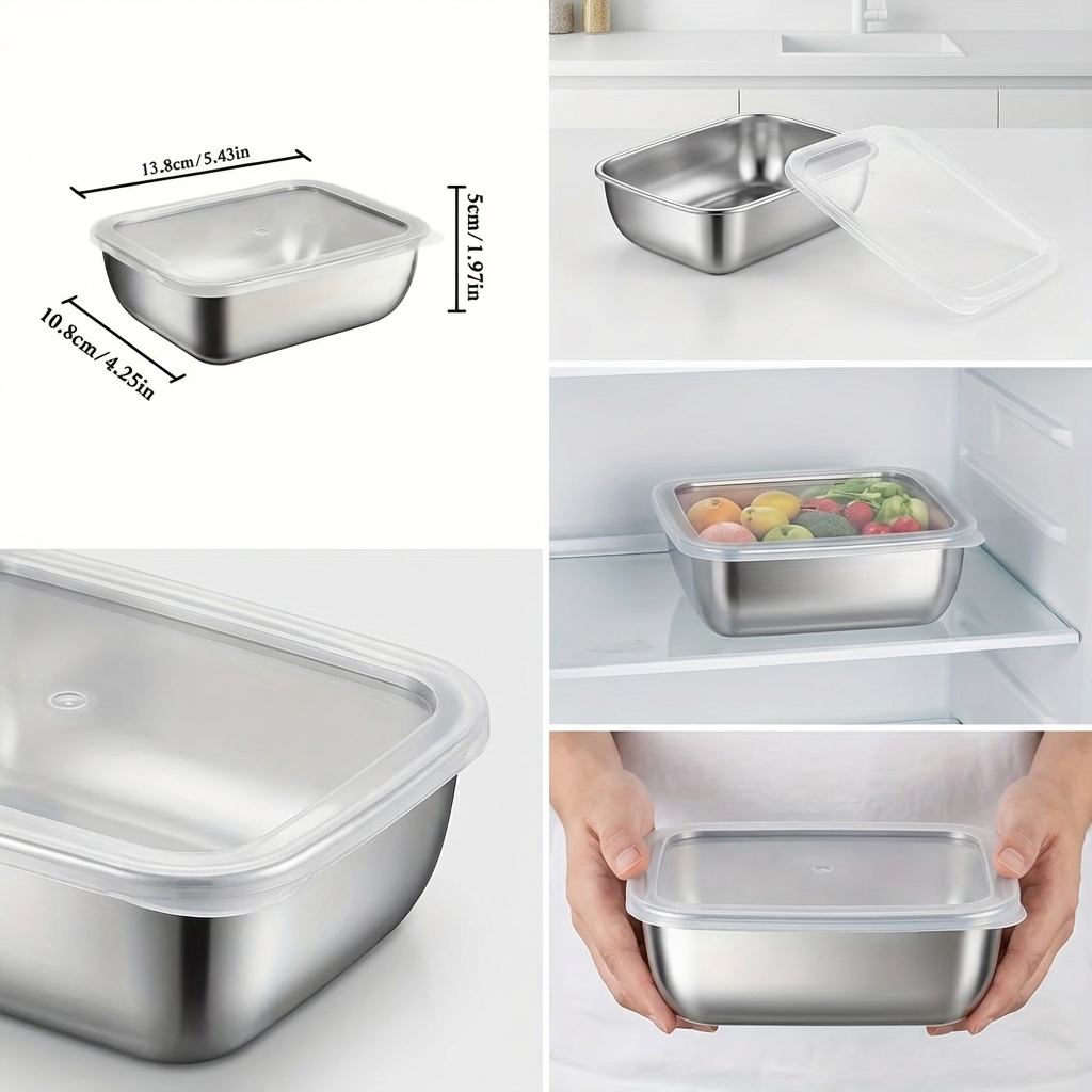 5 Buah Wadah Penyimpanan Makan - Food Storage Prep Containers ulasan dan harga