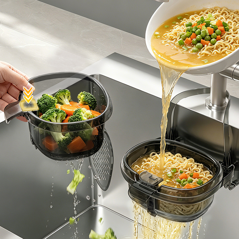 Keranjang Gantung untuk Wastaf - Food Storage Rack For Kitchen ulasan dan harga