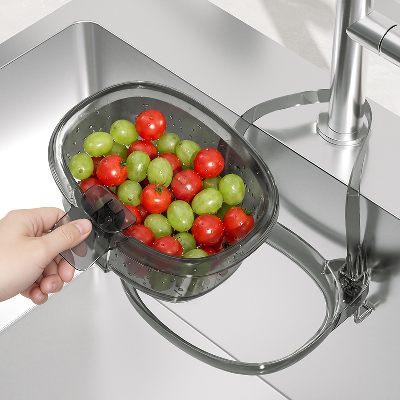 Keranjang Gantung untuk Wastaf - Food Storage Rack For Kitchen ulasan dan harga
