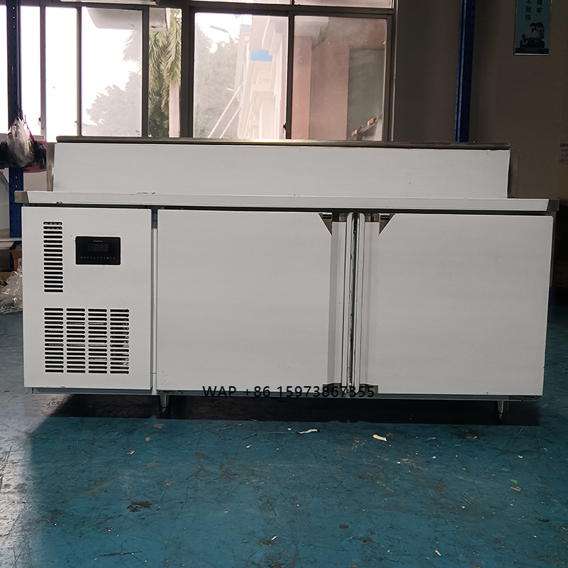 Kulkas Meja Persiapan Pizza 2  - Food Storage For Refrigerator ulasan dan harga