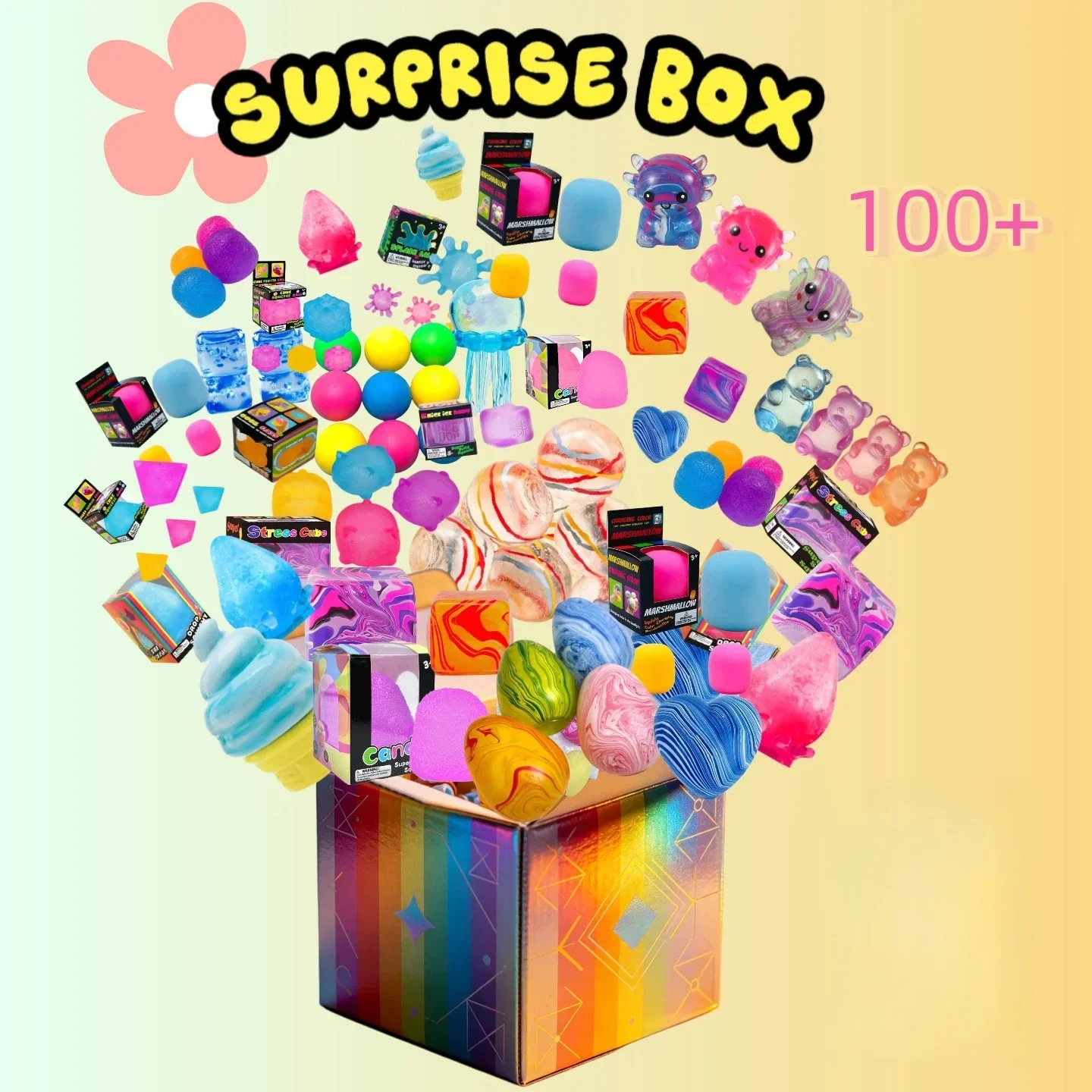 100+ Mainan Fidget Misteri dal - Food Storage Plastic ulasan dan harga