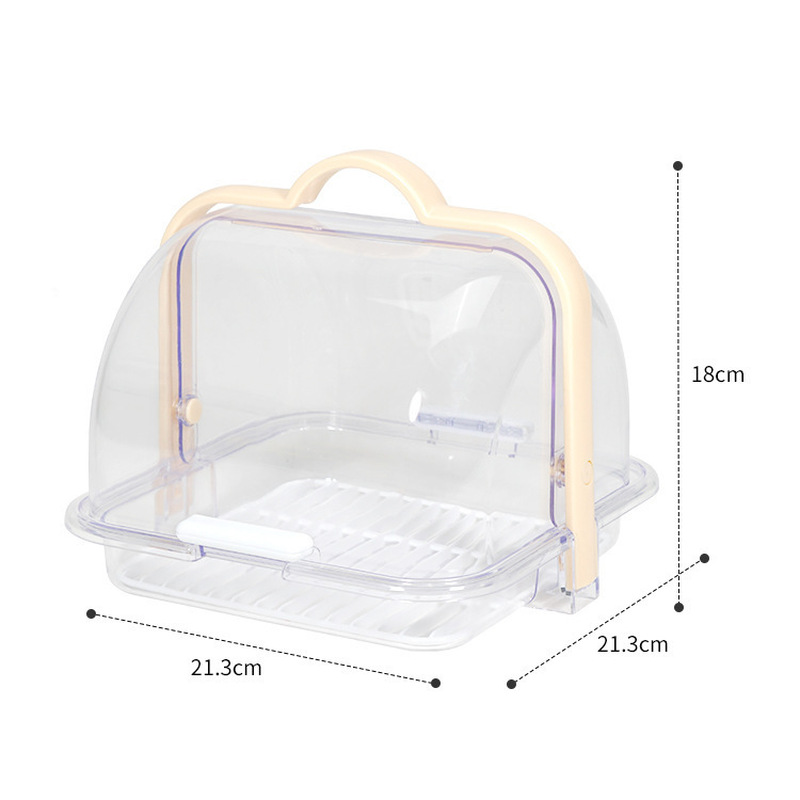 Kotak Penyimpanan Roti Transpa - Food Storage Rack For Kitchen ulasan dan harga
