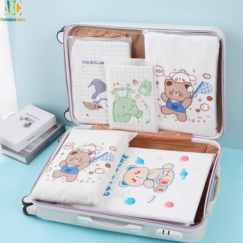 Tas Zipper Buram dengan Cetak  - Zebra Food Storage ulasan dan harga