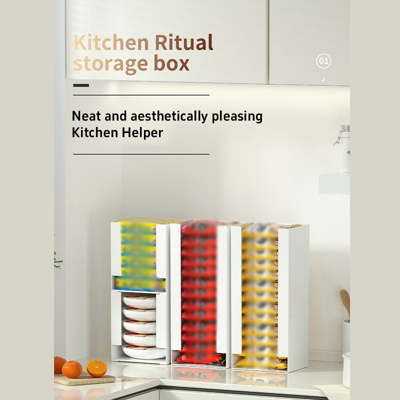 Kotak Penyimpanan Mie Instan M - Food Storage Rack For Kitchen ulasan dan harga