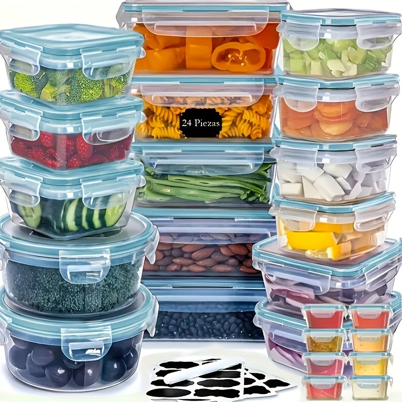48PCS Set Wadah Penyimpanan Ma - Food Storage With Colander ulasan dan harga
