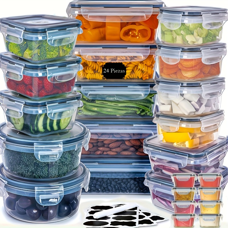 48PCS Set Wadah Penyimpanan Ma - Food Storage With Colander ulasan dan harga