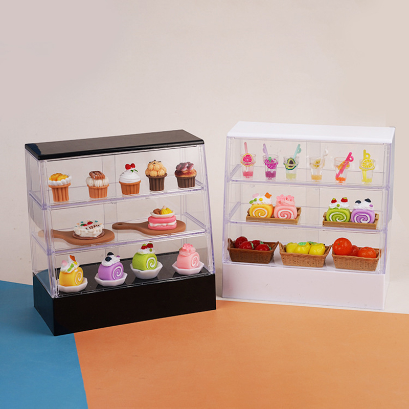 Stand Pajangan Toko Kue Miniat - Food Storage Table ulasan dan harga