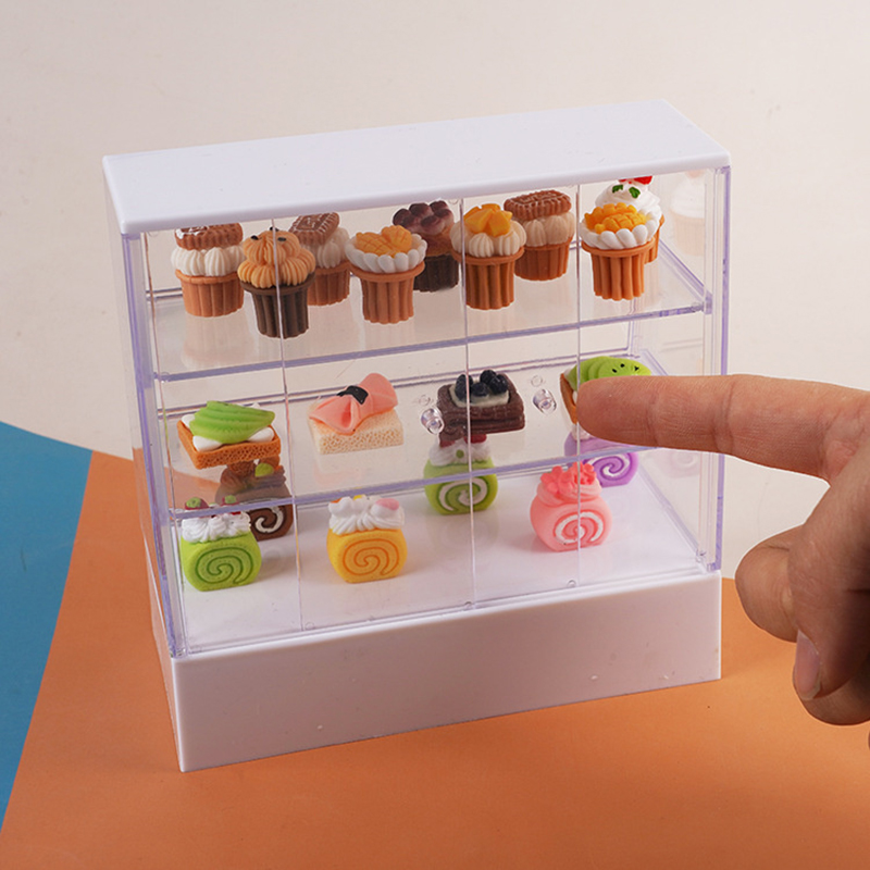 Stand Pajangan Toko Kue Miniat - Food Storage Table ulasan dan harga