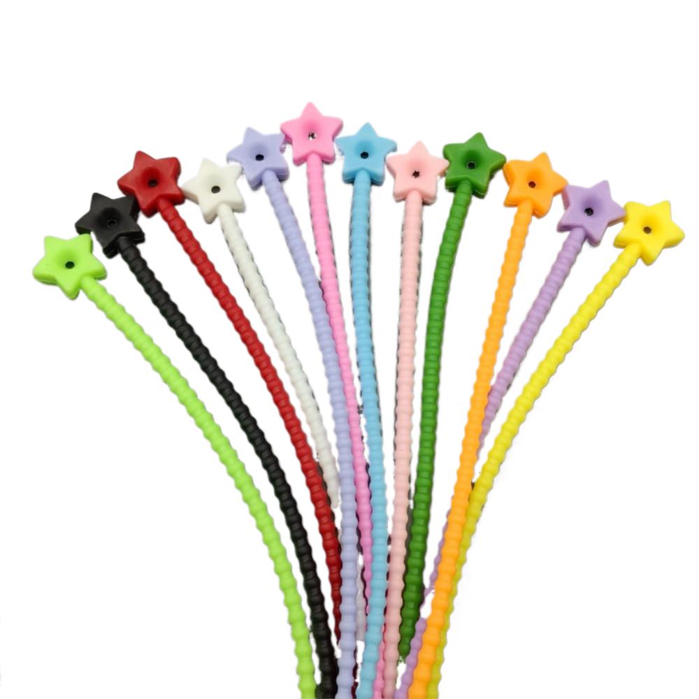 10Pcs Pengatur Kabel Silikon B - Food Storage Hot ulasan dan harga
