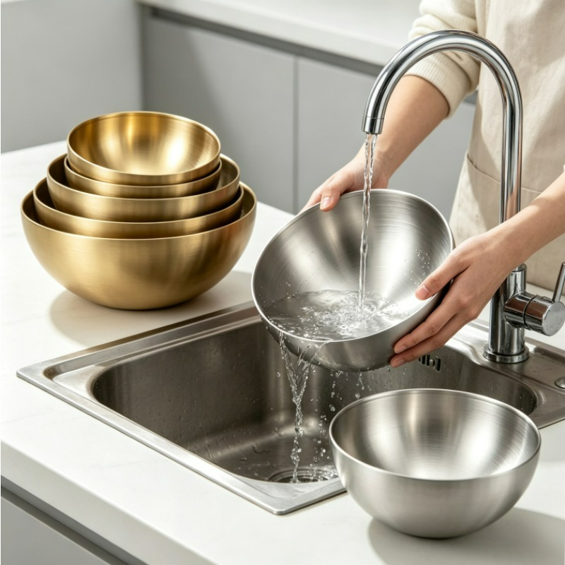 Mangkuk Pencampur Stainless St - Food Storage Eco Friendly ulasan dan harga