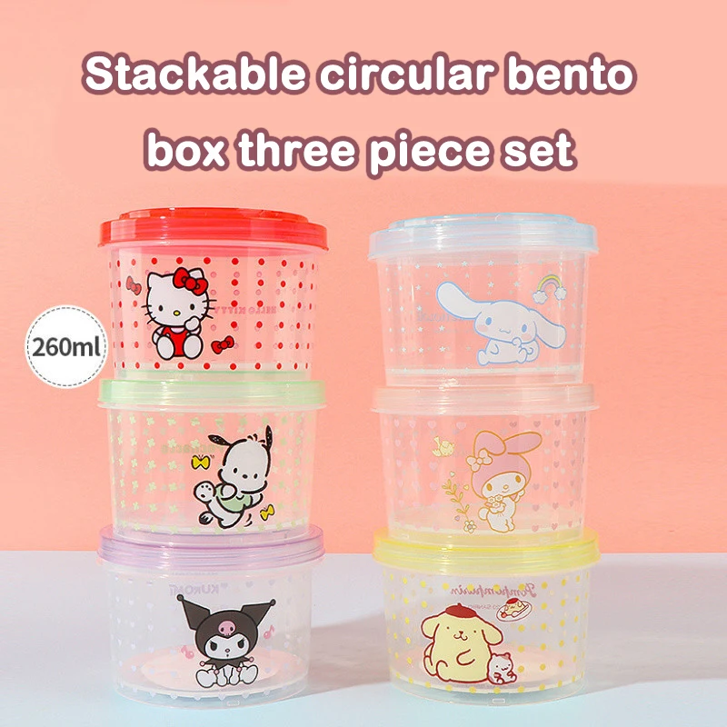 Set Kotak Bento Kitty 3 Buah W - Food Storage With Colander ulasan dan harga